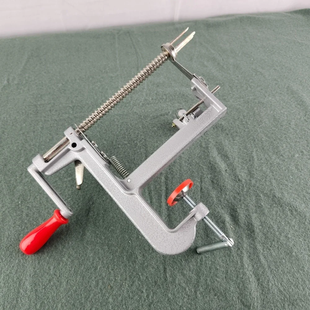 The Pampered Chef Apple Peeler Corer Slicer Handcrank #2430 -USED/WORKS‎
